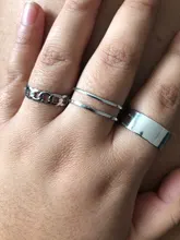 Conjunto de anillos circulares de Metal para mujer, Hiphop/Rock, accesorios de dedo abiertos, anillo de cola de Color plateado, regalo de joyería