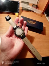 LIGE-relojes deportivos militares para hombre, de cuero, resistente al agua, de pulsera de cuarzo, con caja