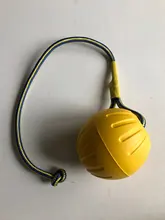 Fetch Rubber-Ball Training Bite Chew Toy Rope-Bite-Resistant Play Indestructible Solid