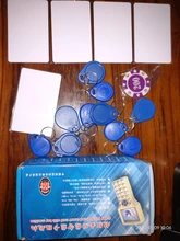 10 Frecuencia de lector de RFID escritor copiadora duplicador IC/identificación con Cable USB para Cable de 125Khz a 13,56 Mhz tarjetas pantalla LCD duplicador