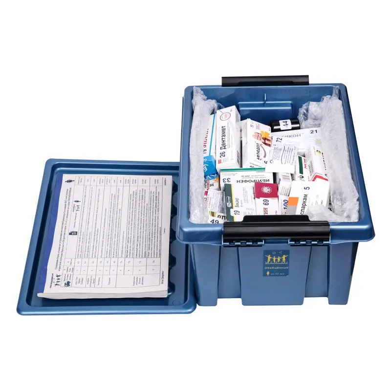 Instruction first-aid kit first aid container for home tactical travel car mask tourism vacation hiking pill case patch medical plaster adhesive transport family home dacha road teenagers women's men adults adolescent