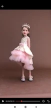Vestido de flores con bordado vintage para niña pequeña, ropa de ceremonia con tutú, traje elegante de fiesta, vestidos de princesa para niña, moda para niño