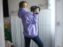 Hooded-Sweatshirt Women Hoodie Plus-Size Fleece Streetwear Winter for 320 Warm Colorful