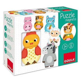 

Personalisable Wooden Puzzle Goula Diset (12 pcs)