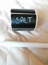 Etiquetas adhesivas para pizarra, con bolígrafo de tiza para tarros de cocina, pegatinas extraíbles e impermeables