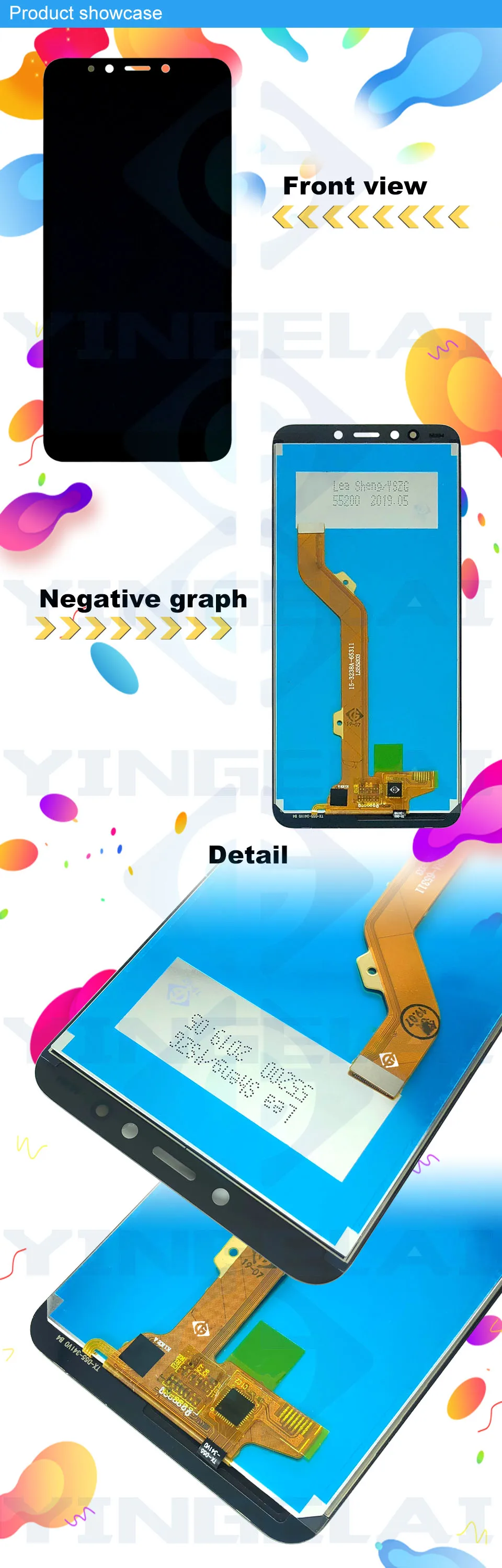 10 шт., для Infinix Smart 2 Pro X5514D X5514, ЖК-дисплей, сенсорный экран, дигитайзер для Infinix X5514, экран,, DHL