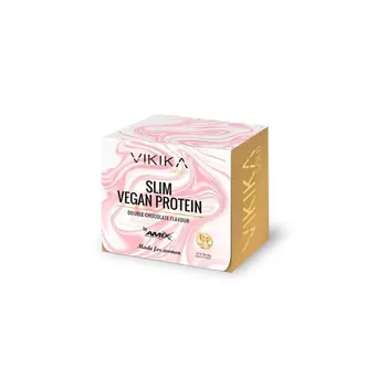 

Slim Vegan Protein - 600g [Vikika Gold] Double Chocolate