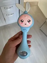 Destellos musicales para bebés, sonajero mordedor, juguetes con campanas de mano de conejo, mordedor móvil para bebés, chupete de lágrimas para bebés, juguetes educativos para edades tempranas de 0 a 12M