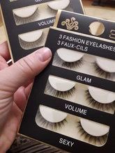 SHIDISHANGPIN-pestañas postizas 3D, 3 pares, 29 estilos, pelo de visón Natural largo, suave y esponjoso, hechas a mano