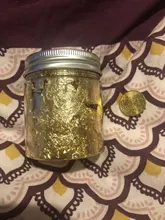 3g Oro de imitación plata hoja de cobre lentejuelas brillos de hoja de escamas hojas a granel papel de aluminio para dorado DIY decoración artística de uñas