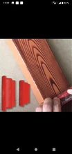 Rodillo de pintura de grano de madera y goma roja, herramienta de pintura de grano de madera, patrón para el hogar, bricolaje, Textura De La Pared, 2 uds.