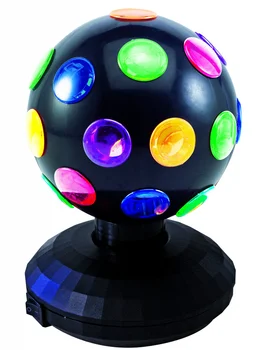 

3776 Disco Lamp mini light ball 15W Black 230V