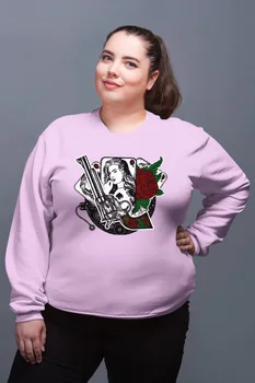 

Angemiel Wear Poker Quartet Pink Women Sweatshirts