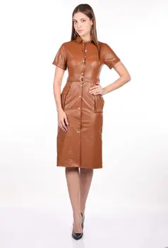 

MARKAPİA ARTIFICIAL LEATHER DRESS