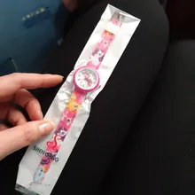 1 Uds. Diseño de unicornio, moda de dibujos animados, poni, niños, niñas, estudiantes, relojes de cuarzo, reloj de correa de silicona