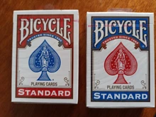 Games Tricks-Props Poker-Card Deck Bicycle Rider-Back Magic Standard-Index Blue 