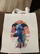Bolso de lona a la moda para perros y niñas, mochila de almacenamiento de gran capacidad sencilla, bolso de hombro, mochila de estudiante reutilizable
