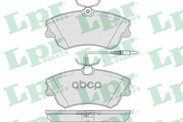Колодки Тормозные Renault Espace 1.9-3.0 96-02 Передние Lpr 05p750 Lpr арт. 05P750