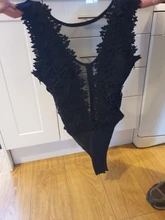 Body Bandage Floral con cuello de pico para mujer, top transparente con espalda descubierta, mono Sexy