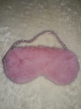 Blindfold Eyepatch Eye-Cover Sleeping-Mask Nap Plush-Eye-Masks Silk Rabbit Cloud Love