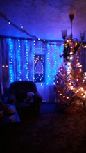 Light USB Window-String-Lights Led Curtain Remote-Control Party-Decoration Fairy-Christmas-Garland