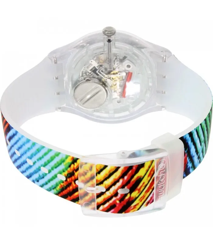 Часы swatch новые GENT PEACOBELLO 41 мм SUOK113