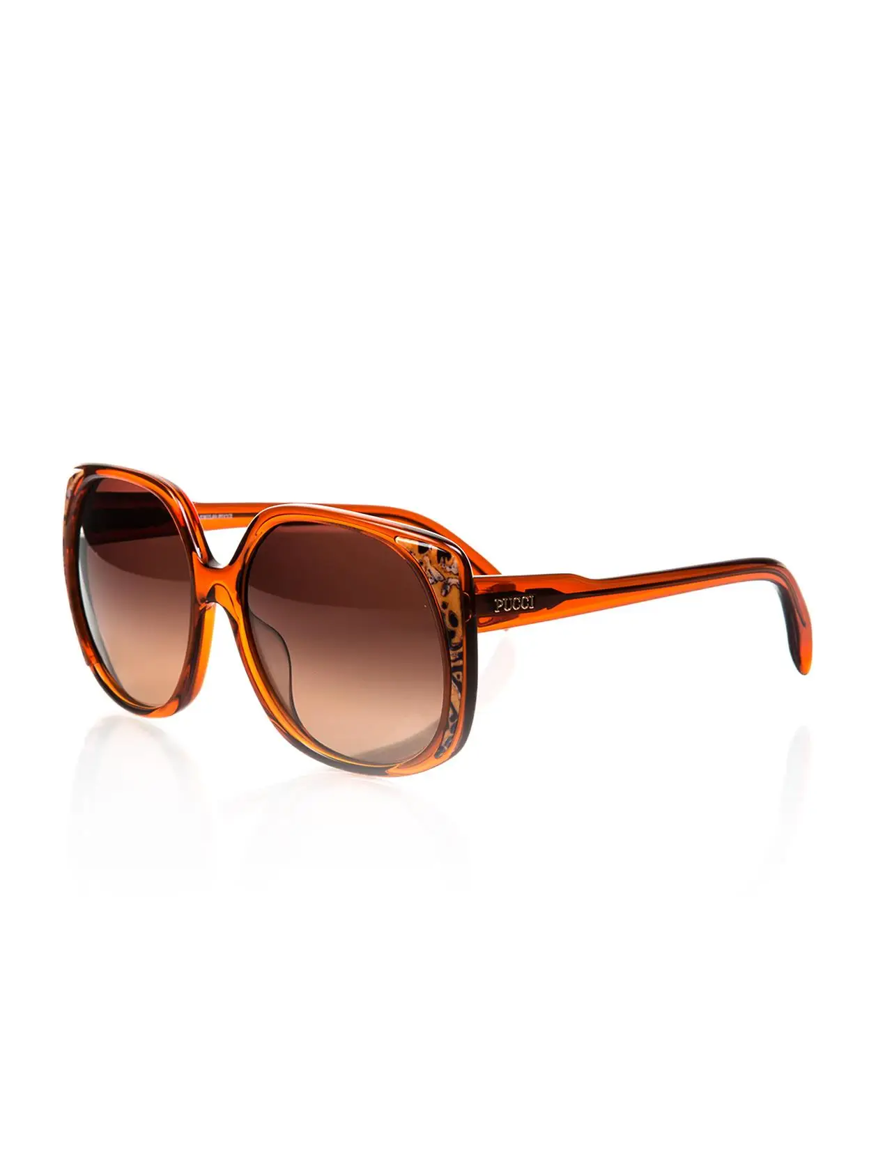 

Women's sunglasses ep 690 216 bone Brown organic rectangle rectangular 58-16-135 emilio pucci