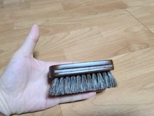 Shine Polishing Brush Auto Wash Car Interior Leather Textile Cleaning Brush with Horsehair