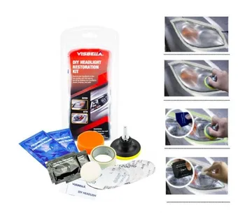 

21164 Kit polish repair headlights car or motorbike VISBELLA