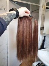 Cola de Caballo brasileña Remy, Real Beauty, cola de caballo, 100%, cabello humano liso, 60/100/120g