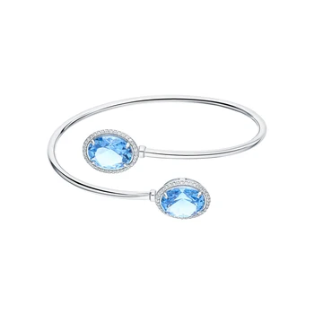 

Silver Bracelet with Topaz and cubic zirconia sunlight sample 925 test