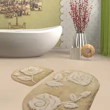 Коврики для ванной нескользящие Противоскользящие коврики противоскользящие мизинец камень 2'Li набор 60X100 см-50X60 см