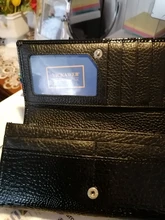 Billeteras de piel auténtica para mujer, cartera larga con doble cremallera, bolso de mano tipo monedero, monedero, VK-AE501