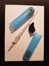 Uds paquete seguro de vidrio Vintage Dip inmersión sostenedor de la pluma firma de tinta plumas fuente de cristal hecho a mano Dip pluma fuente