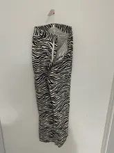 HEYounGIRL-Pantalones elegantes con estampado de cebra para mujer, de cintura alta Capris Harajuku, pantalones de señora informales para oficina, ropa de calle 2021