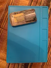 Alfombrilla de Trabajo de Reparacion de Telefonos Moviles Aislamiento Térmico de Protección Anticalor para Estación de Soldadura BGA