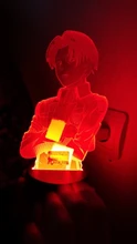 Table-Lamp Light Cool Ackerman-Figure Night-Light Titan Attack Acrylic Home-Room-Decor