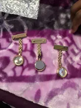 Broche personalizado grabado con tu nombre, Pin de solapa de acero inoxidable, de alta calidad, oro rosa, Fob, reloj de enfermera