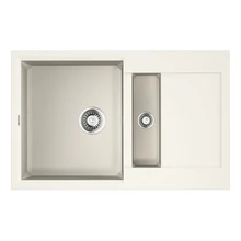 Мойка для кухни Omoikiri Sakaime 78-2-WH Tetogranit(Белый)(Термостойкая, ударопрочная, искусственный гранит