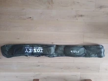 Soporte de caña de pescar plegable portátil, bolsa de almacenamiento de herramientas para caña de pescar