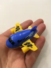Mini Avión de dibujos animados extraíble para niños, juguetes de fiesta de cumpleaños para niños, coche divertido, modelo educativo