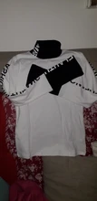 Tshirt Chic Patchwork Cotton Tops Broshed Long-Sleeve Tees Letter T00514A Fall Thick