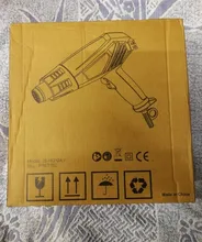 PROSTORMER-pistola de aire caliente eléctrica de 220V, herramienta eléctrica Industrial de 2 temperaturas variables, 2000W, con cuatro accesorios de boquilla