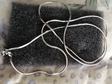 Cadena de serpiente de plata de ley 925, collares de serpiente de alta calidad, regalo de joyería al por mayor