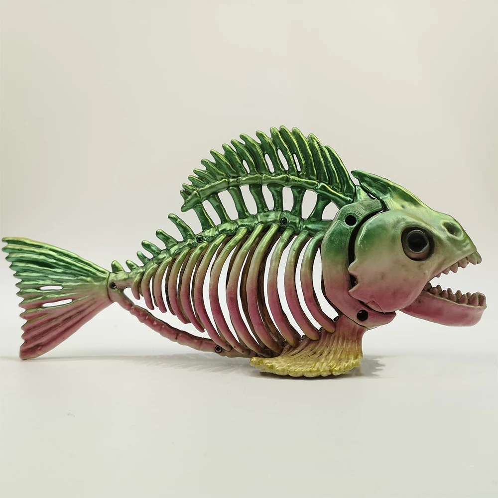 Plastic fish skeleton toy Clearance