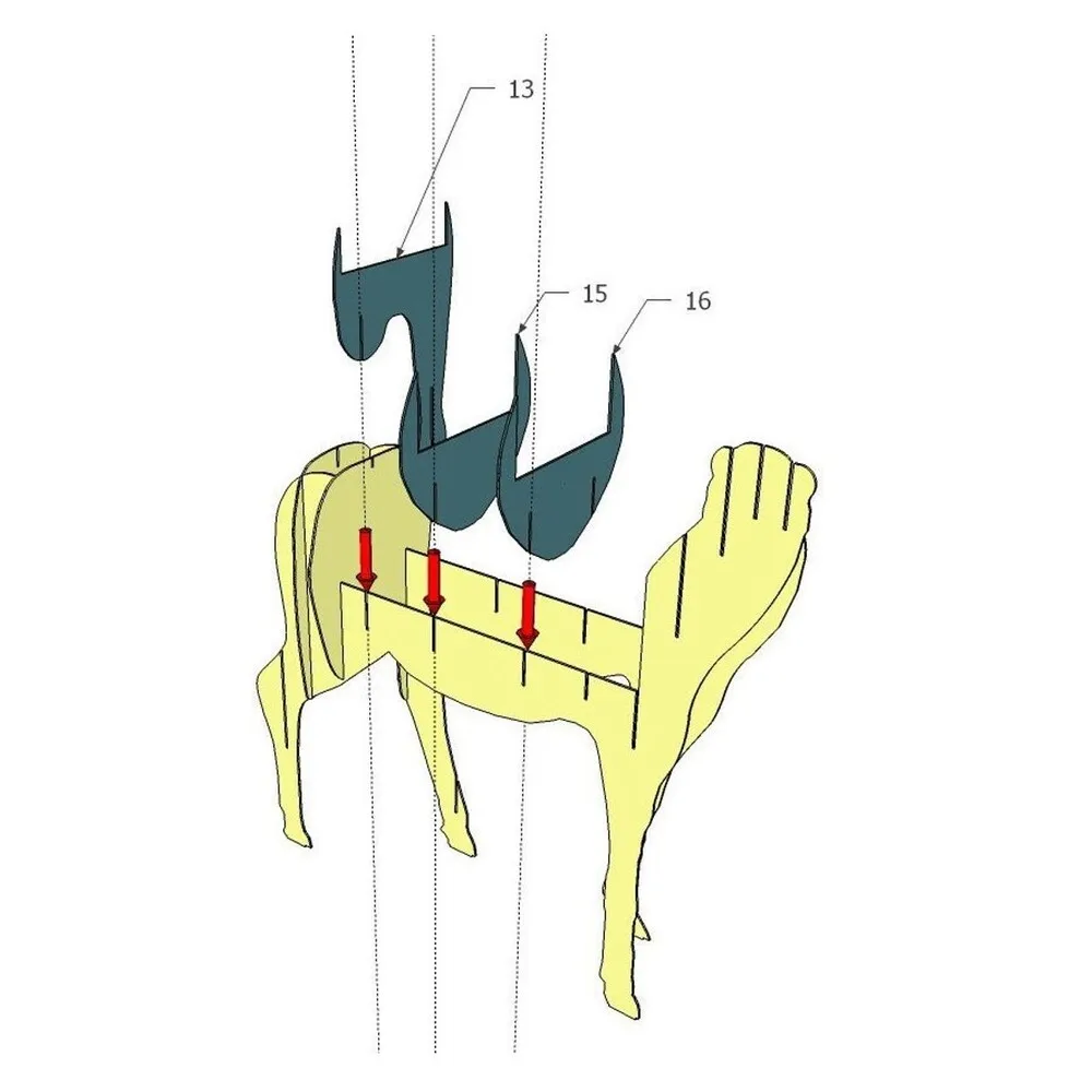 Мангал олень чертежи с размерами
