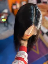 Hueso recto frente de encaje pelucas de cabello humano transparente peluca Frontal de encaje T parte Remy brasileño recto peluca con malla Frontal 28 30 pulgadas