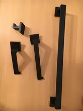 Robe Hook Paper-Holder Towel Rail-Bar-Rack Bar-Shelf Bathroom-Hardware-Set Tissue Black