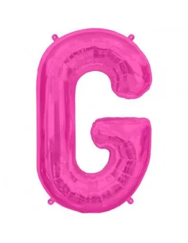 

Balloon Letter G 86cm Hot Pink-Foil Polyamide-NSB00176