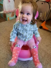 Orinal de plástico suave para bebé, orinal infantil de entrenamiento, asiento de entrenamiento, silla de inodoro